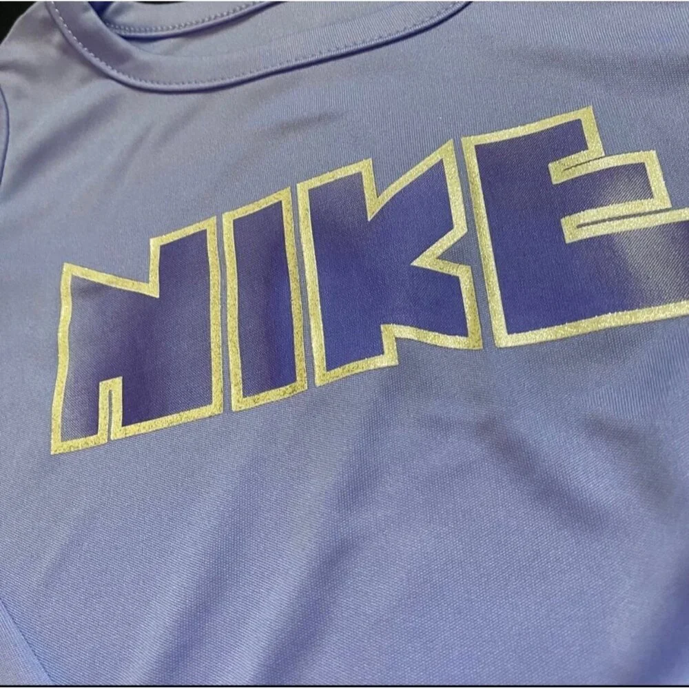 NWT Nike Glitter Peplum Tunic & Leggings Set Girls Size 3T